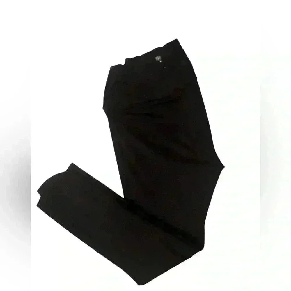 Athleta Women’s Black Leggings. Laser Cut Down Side. Drawstring Waist Size Small